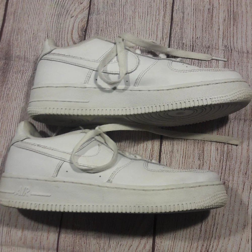 Nike AF1 white on white size 4y